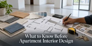What to Know Before Apartment Interior Design?