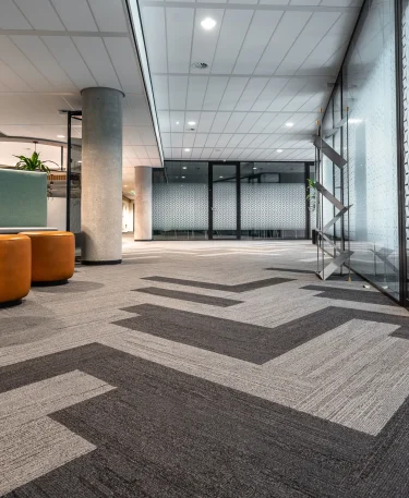 office corridor and circulation area